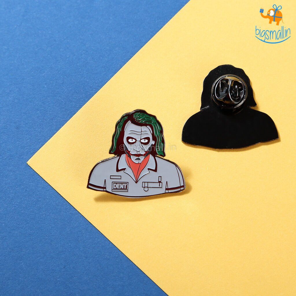 Joker Metallic Lapel Pin - bigsmall.in