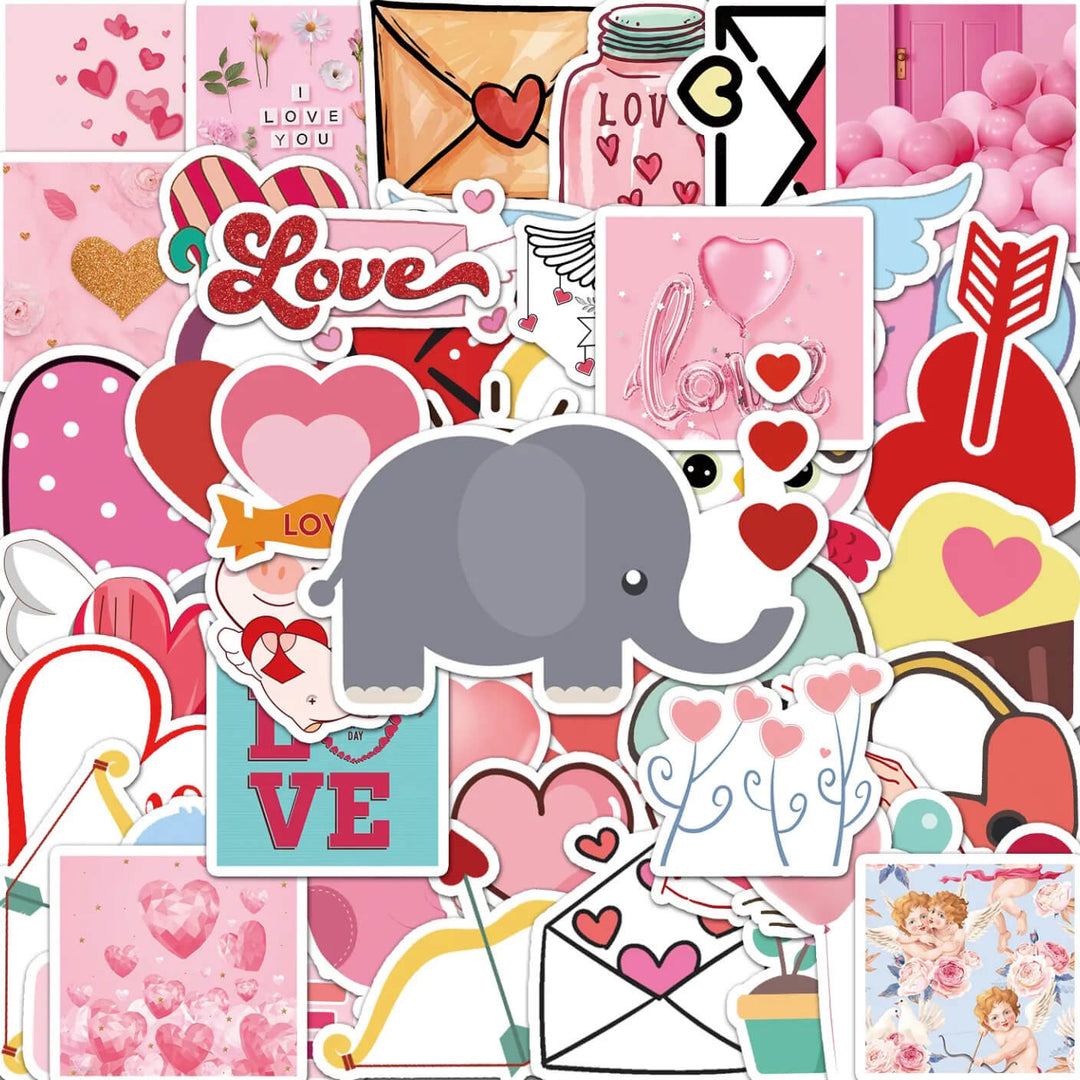 Love Stickers Set
