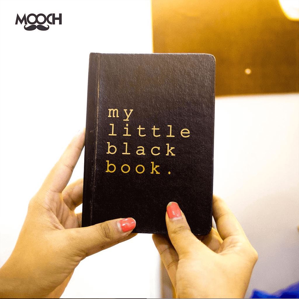 Little Black Book A6 Notebook With Elastic - bigsmall.in