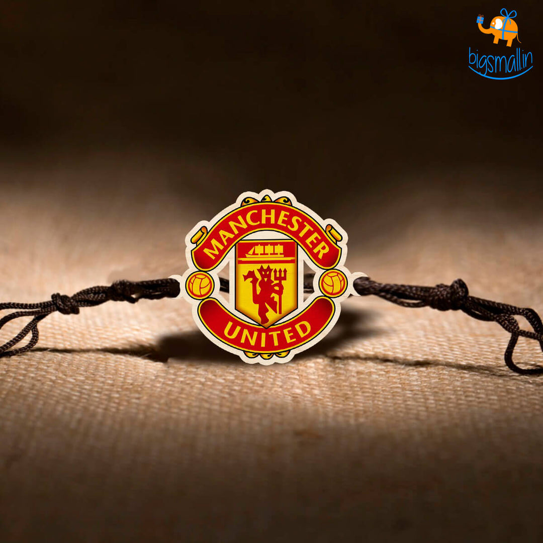 Manchester United Wooden Rakhi