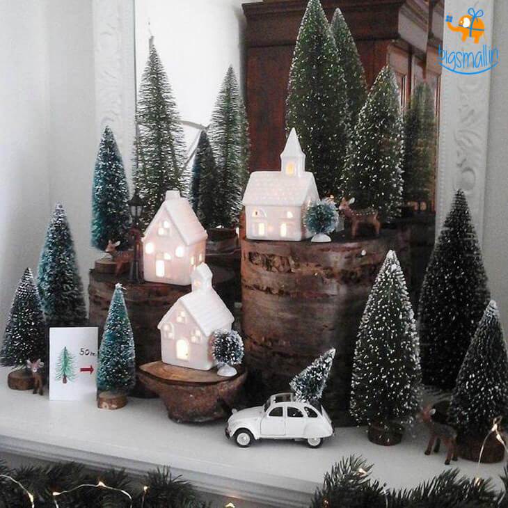 Resin Desk Christmas Tree - bigsmall.in