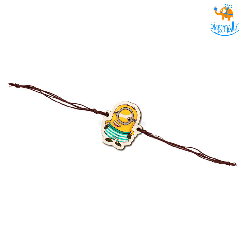 Minion Wooden Rakhi