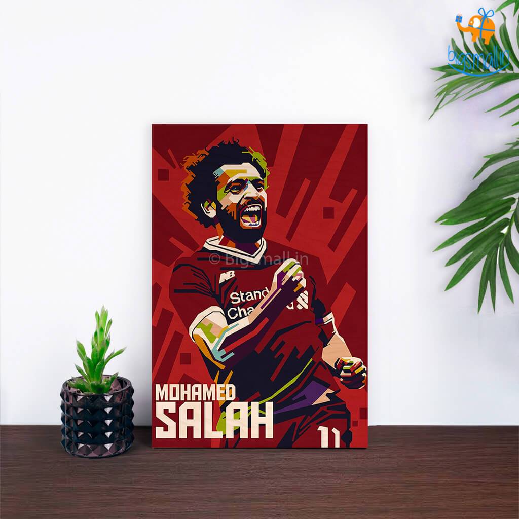 Footballer Printed Wooden Poster - bigsmall.in