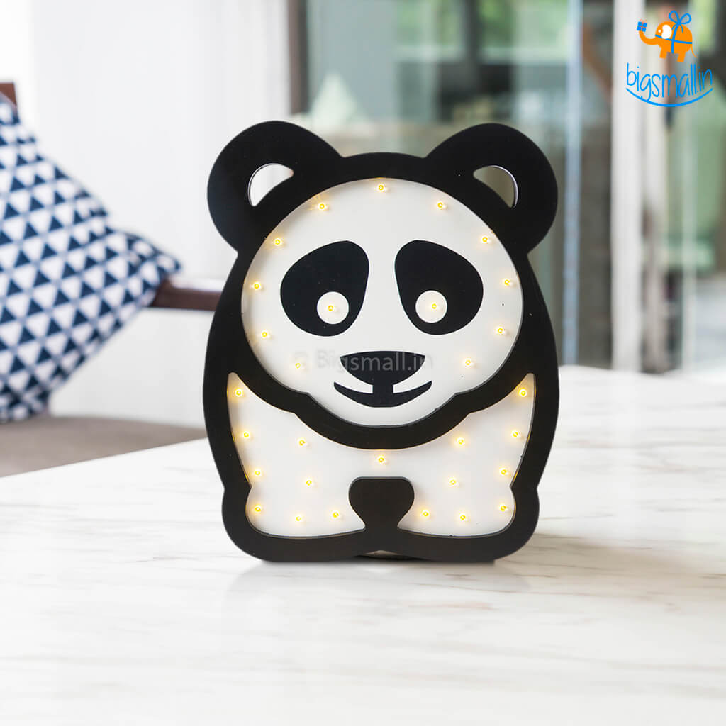 Panda Wooden LED Lamp