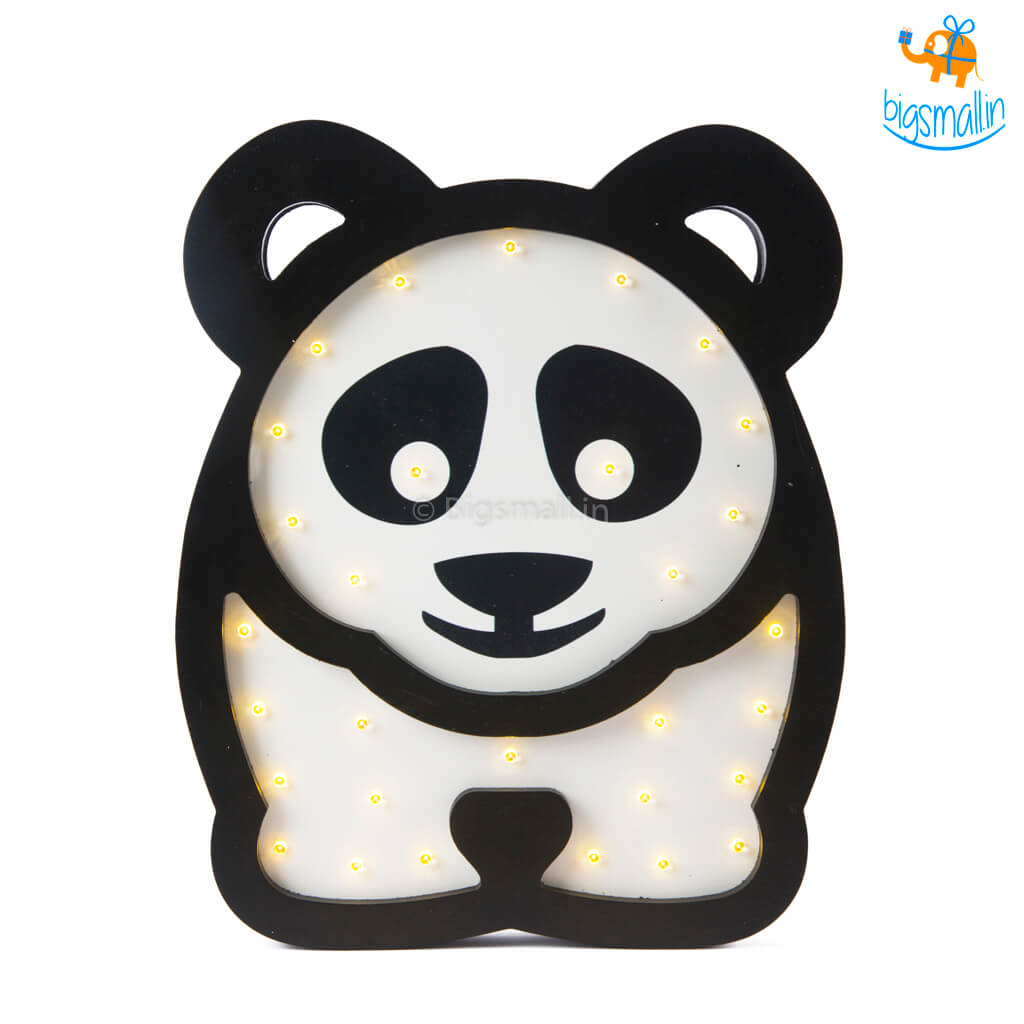 Panda Wooden LED Lamp