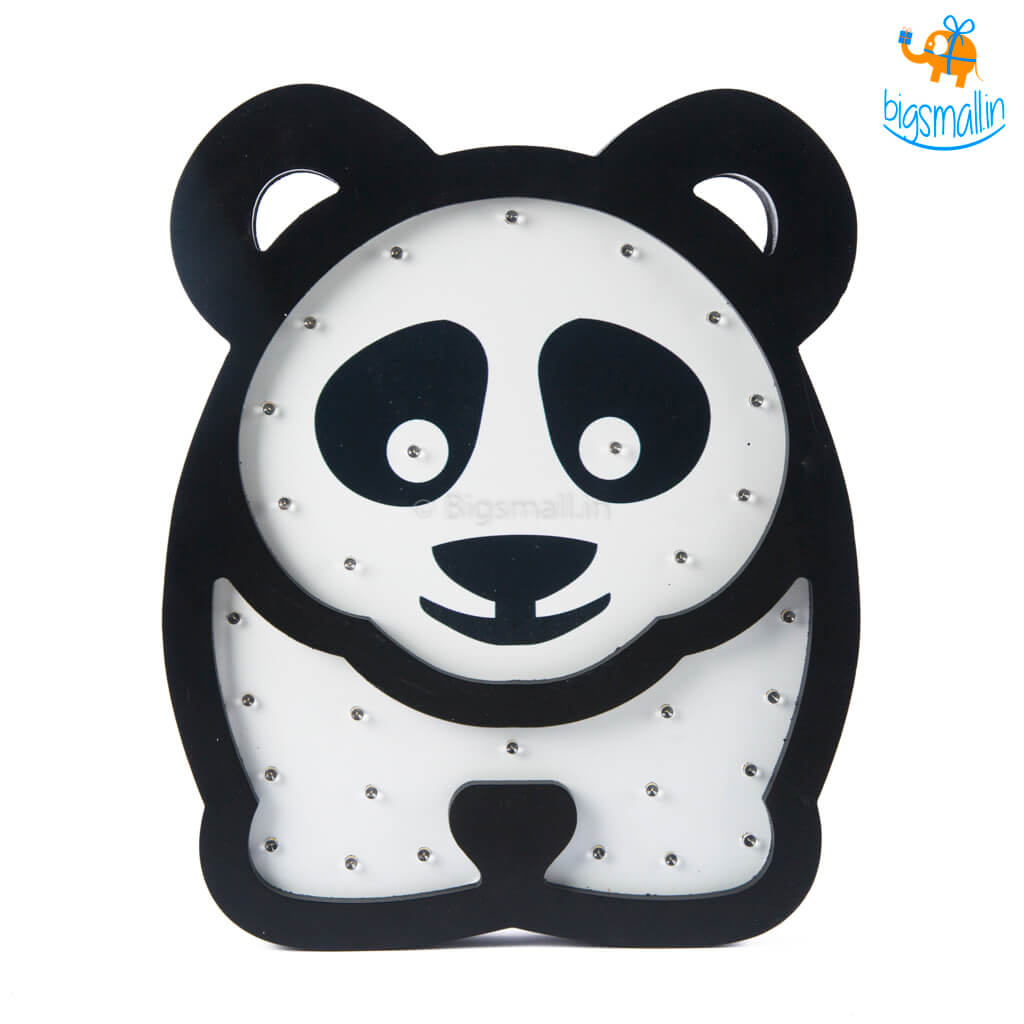 Panda Wooden LED Lamp