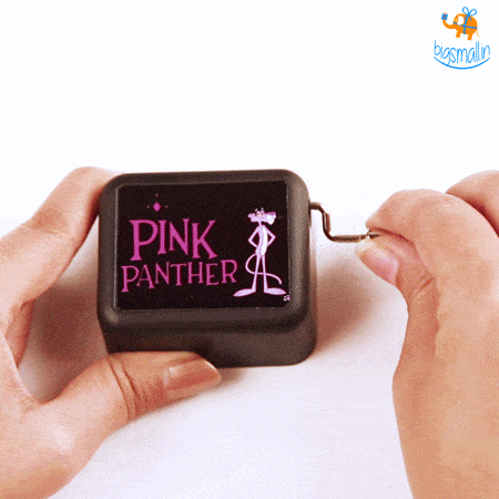 Pink Panther Music Box - bigsmall.in