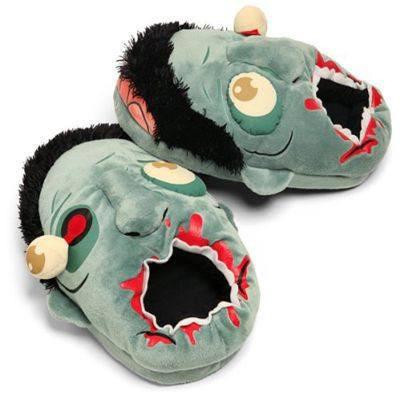 Plush Zombie Slippers - bigsmall.in