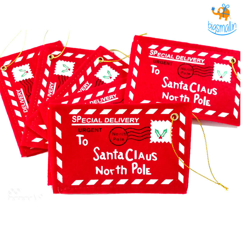 Santa Felt Letter Envelopes