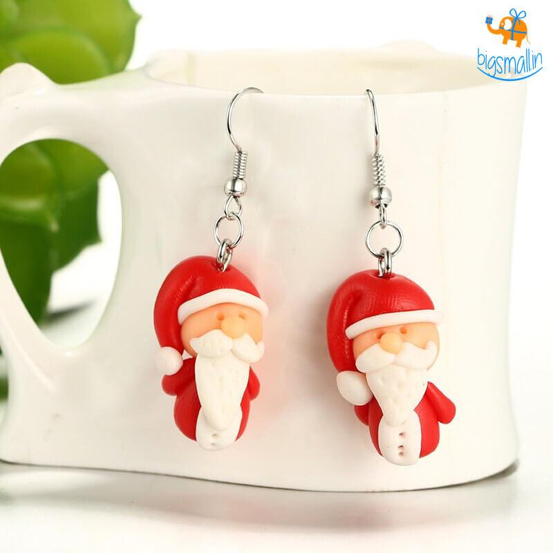 Santa Earrings - bigsmall.in