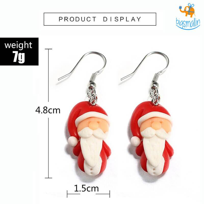 Santa Earrings - bigsmall.in