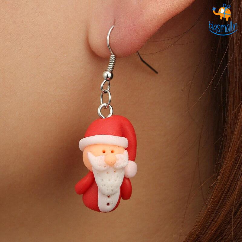 Santa Earrings - bigsmall.in