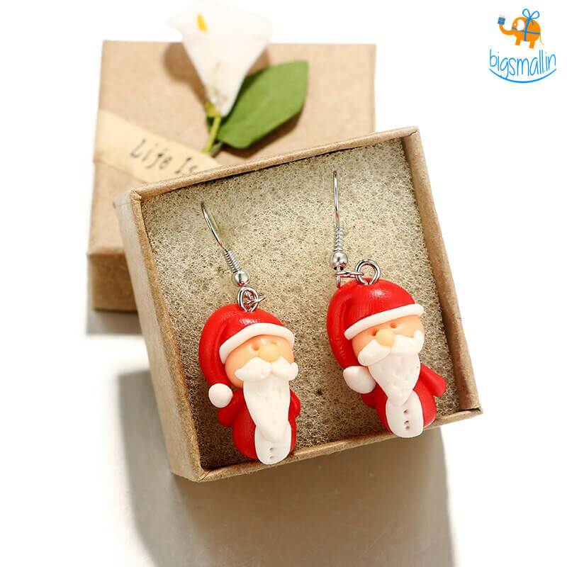 Santa Earrings - bigsmall.in