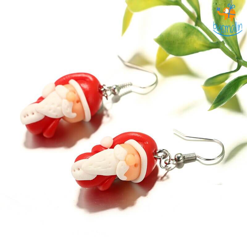 Santa Earrings - bigsmall.in