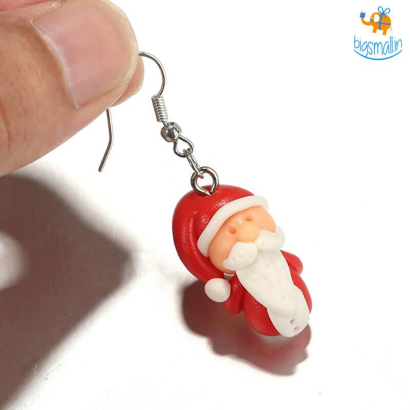 Santa Earrings - bigsmall.in