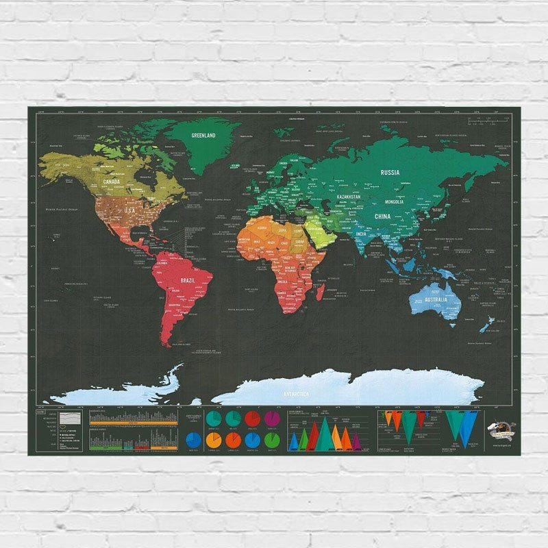 Scratch World Map - bigsmall.in