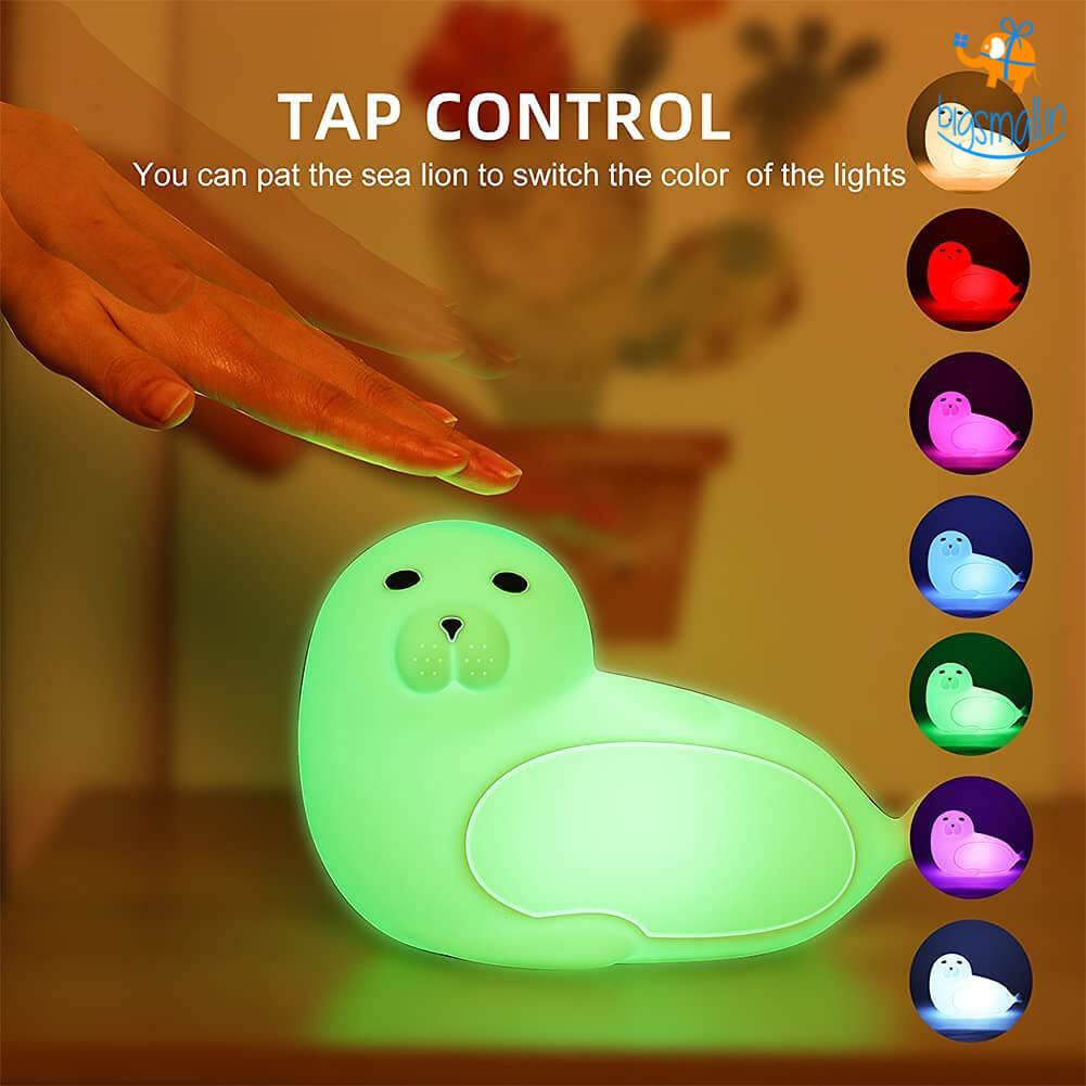 Sea Lion Touch Sensor Lamp