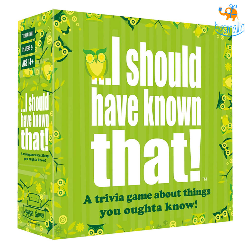 I Should Have Known That! Card Game