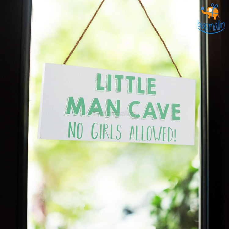 Little Man Cave Hanging Board - bigsmall.in