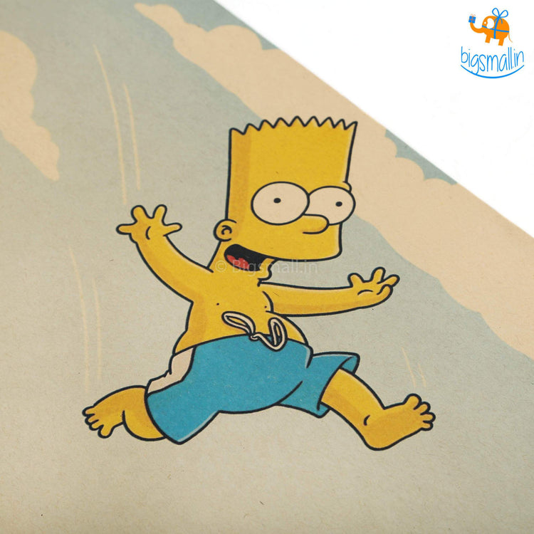 Simpsons Kraft Paper Poster - bigsmall.in