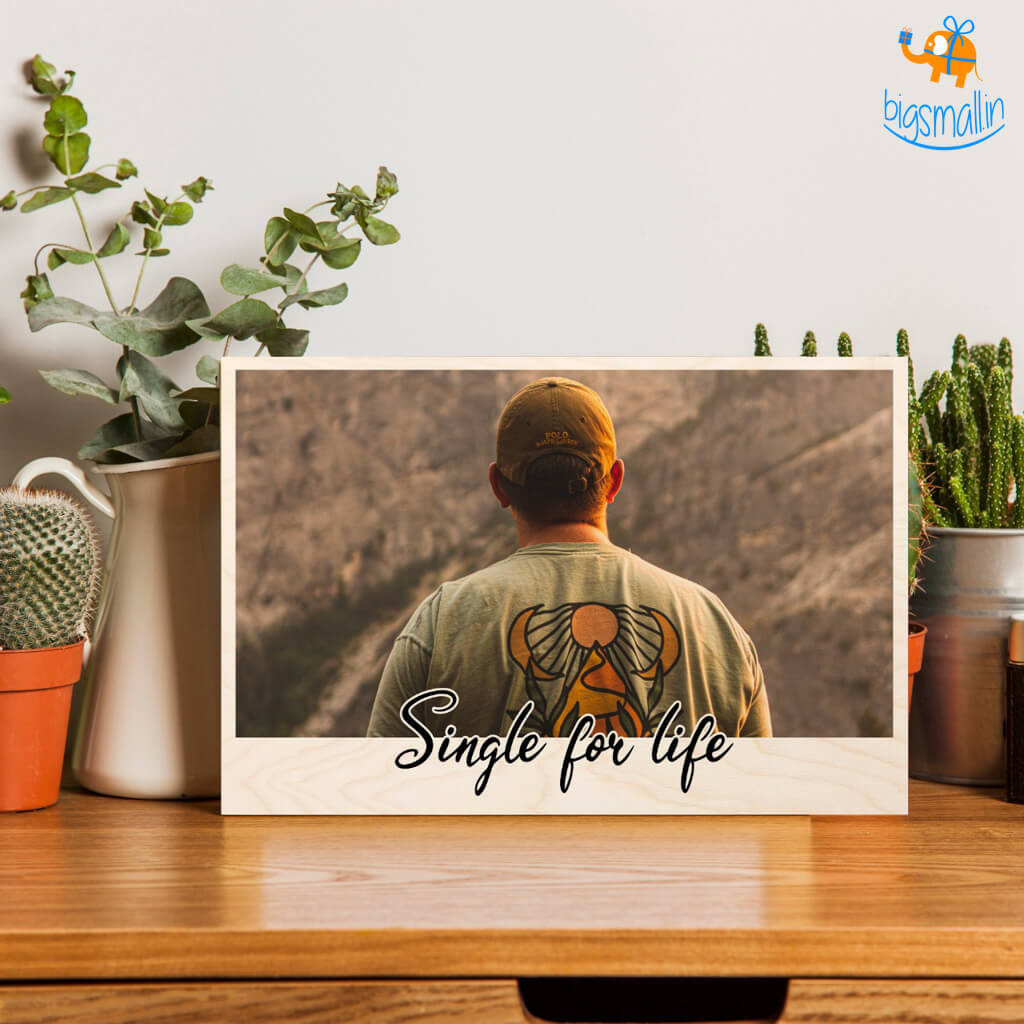Personalized Single For Life Frame