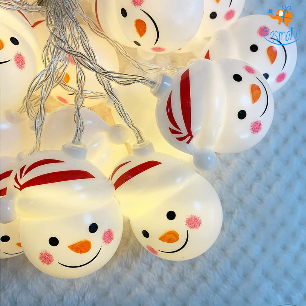 Snowman Santa LED String Lights