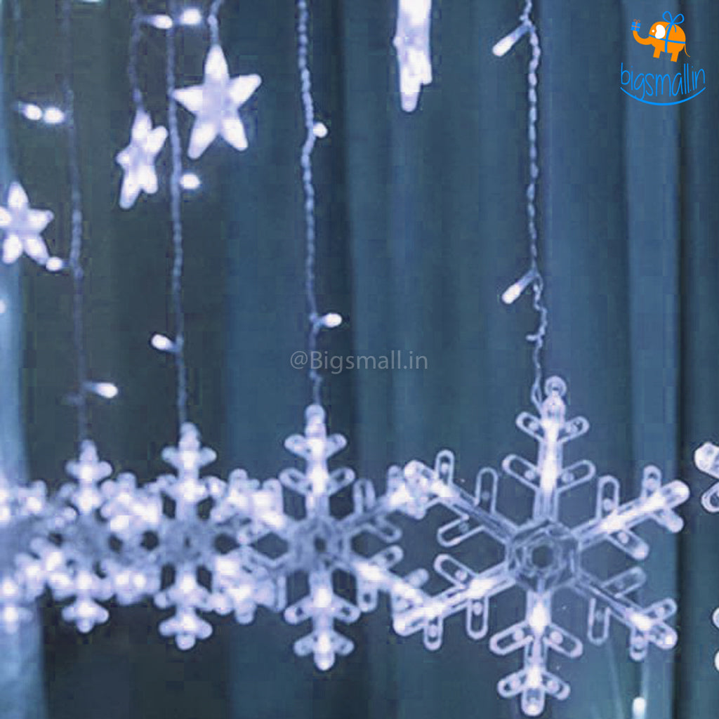 Snowflake Curtain LED Lights