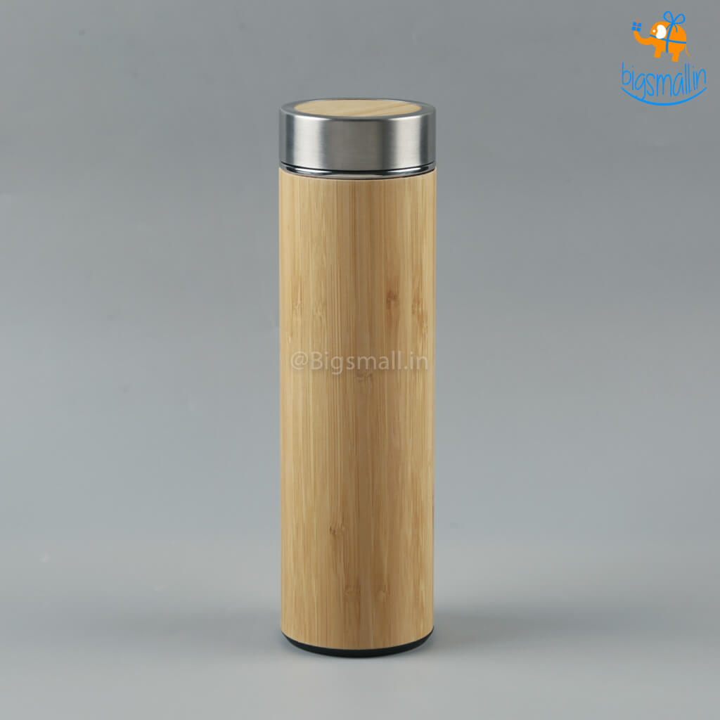 Stainless Steel Bamboo Bottle