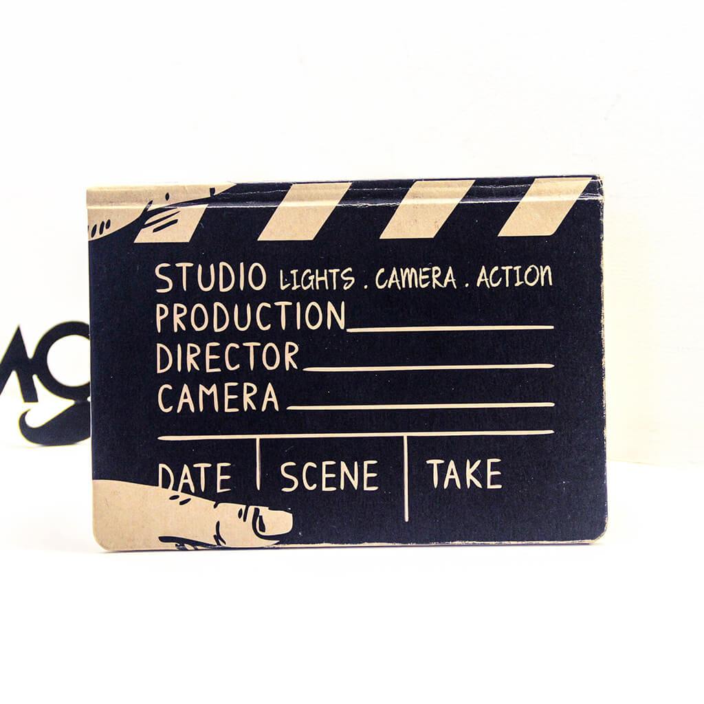 Movie Clapboard A6 Notebook With Elastic - bigsmall.in
