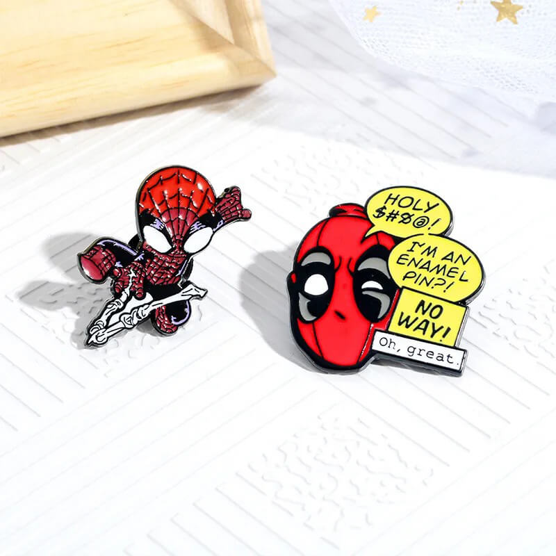 Superhero Metallic Lapel Pin