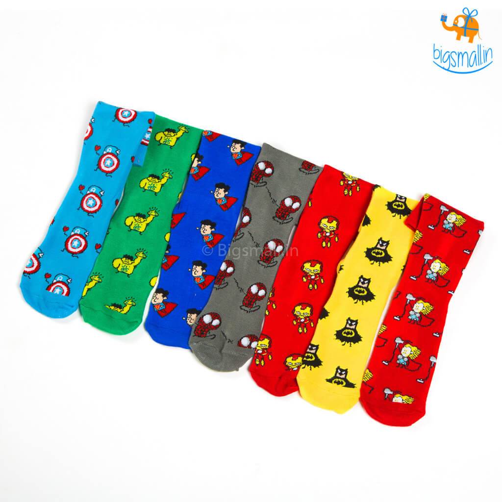 Superhero Crew Socks - bigsmall.in