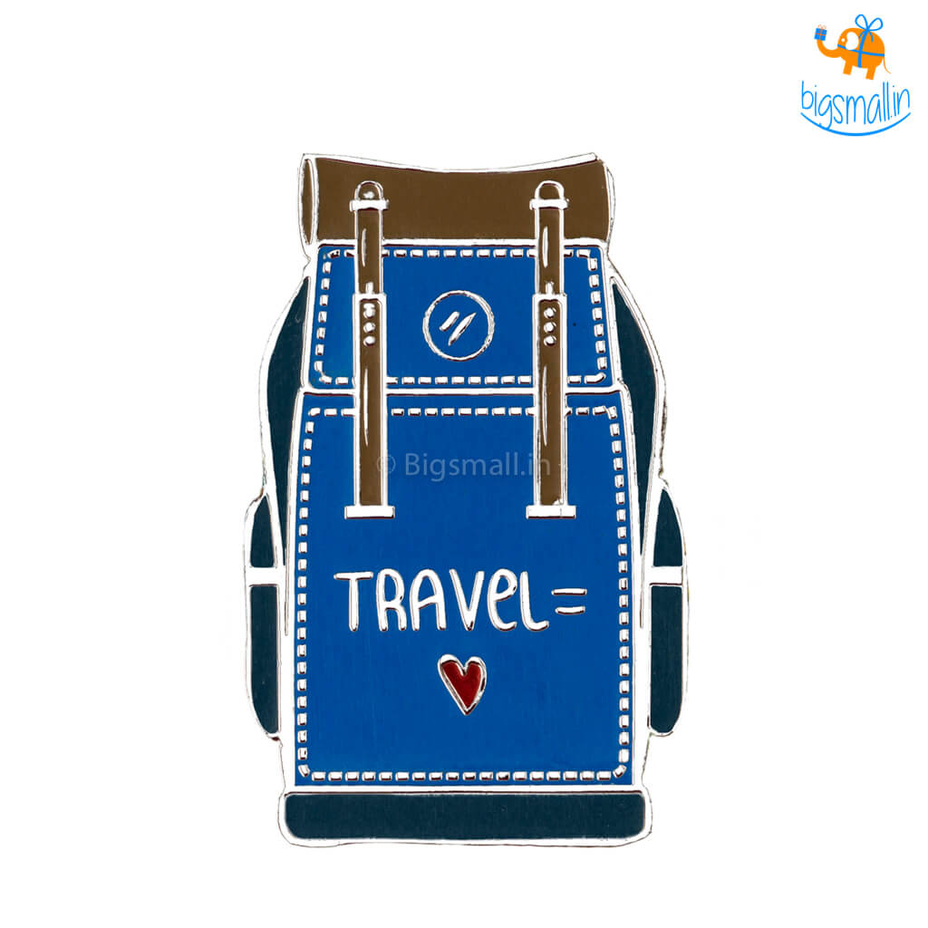 Travel Backpack Lapel Pin