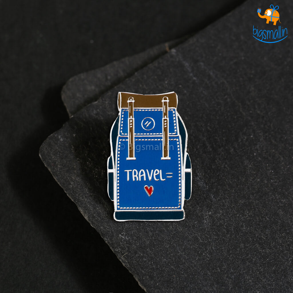 Travel Backpack Lapel Pin