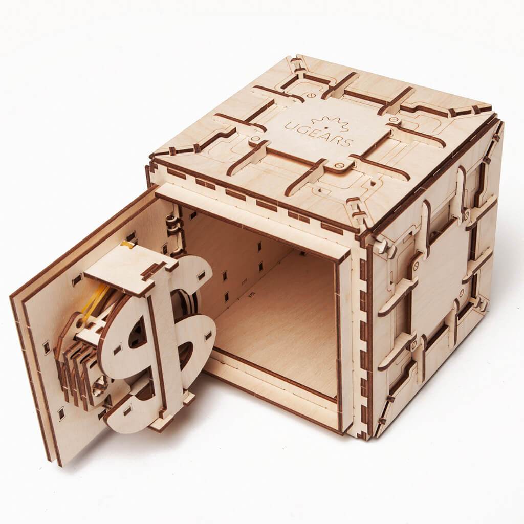 Ugears Mechanical Safe Puzzle - bigsmall.in