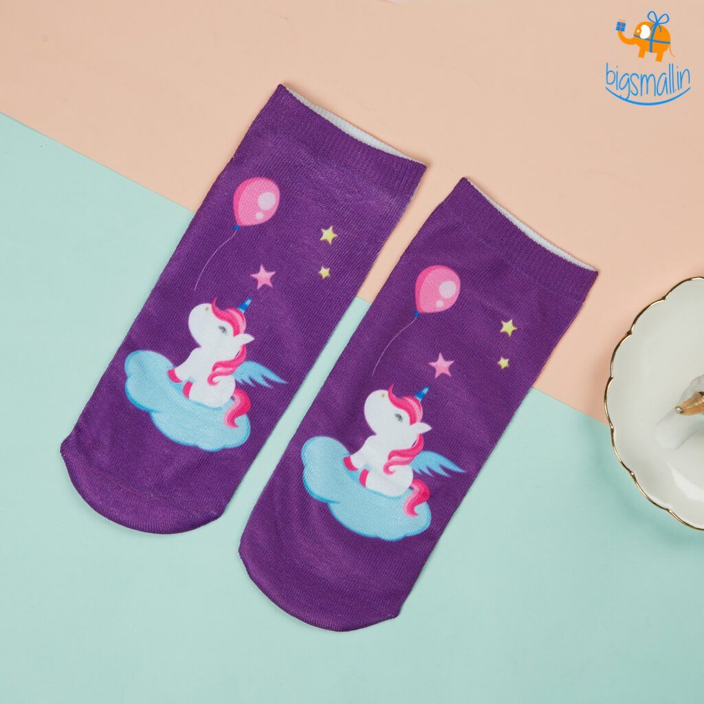 Unicorn Socks - Set of 2 - bigsmall.in