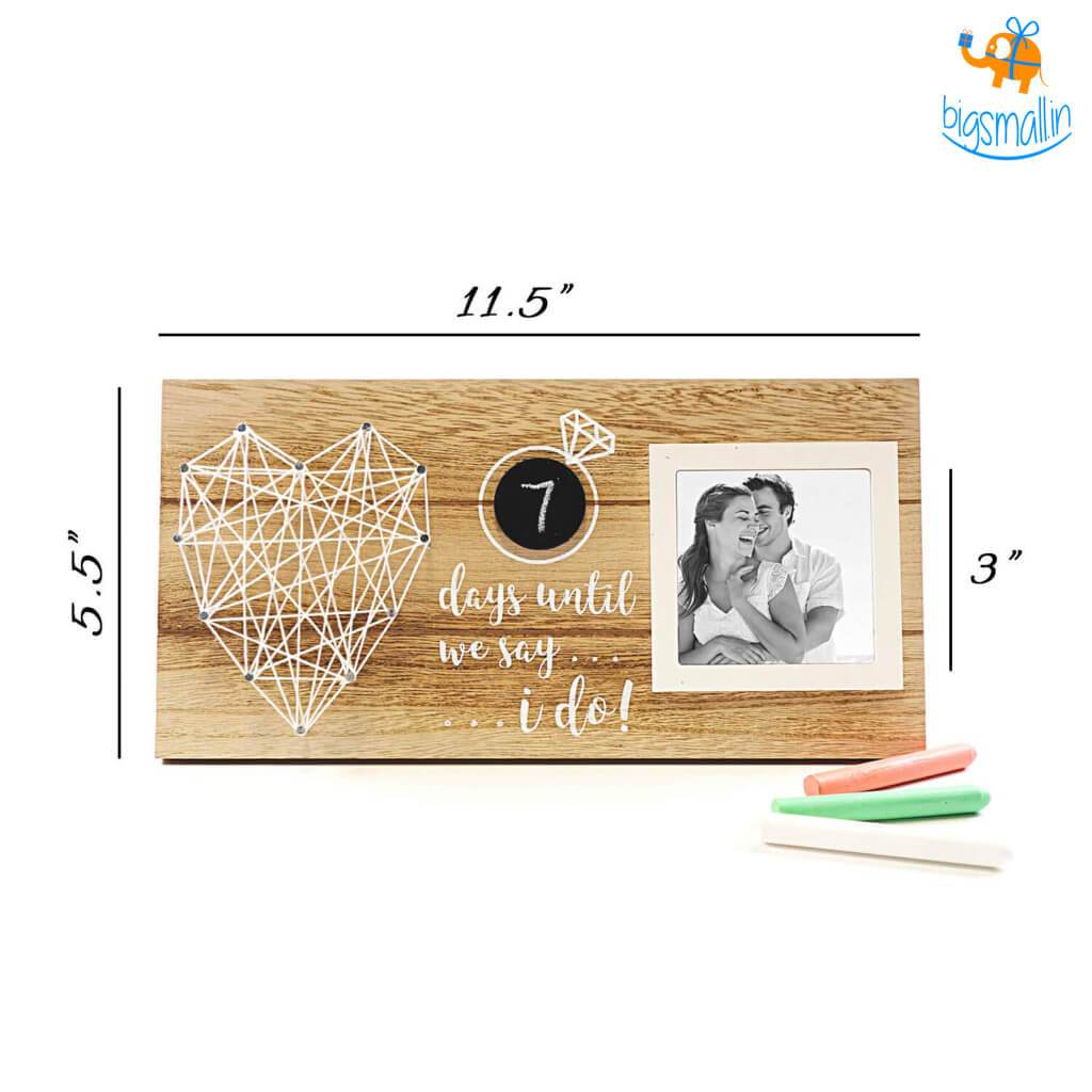 Wedding Countdown Frame - bigsmall.in