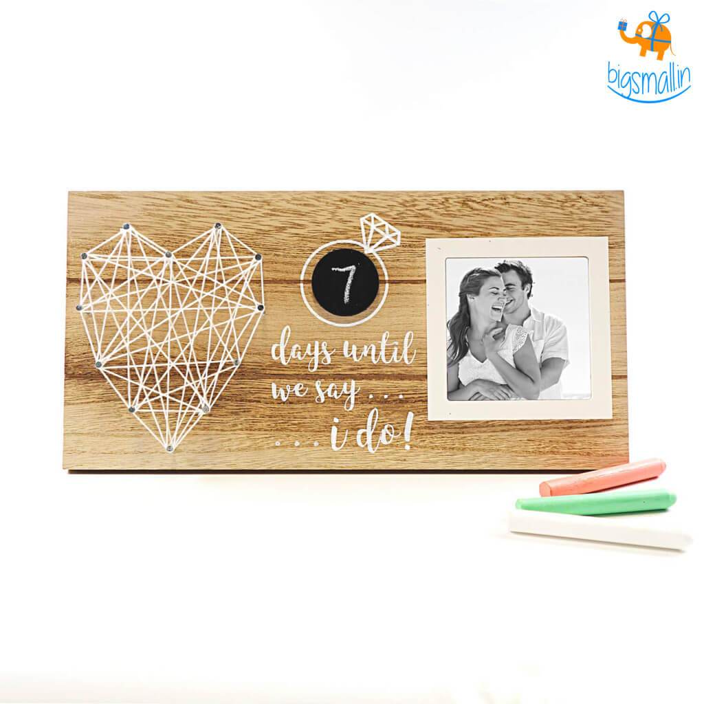 Wedding Countdown Frame - bigsmall.in