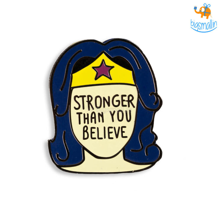 Wonder Woman Metallic Lapel Pin - bigsmall.in