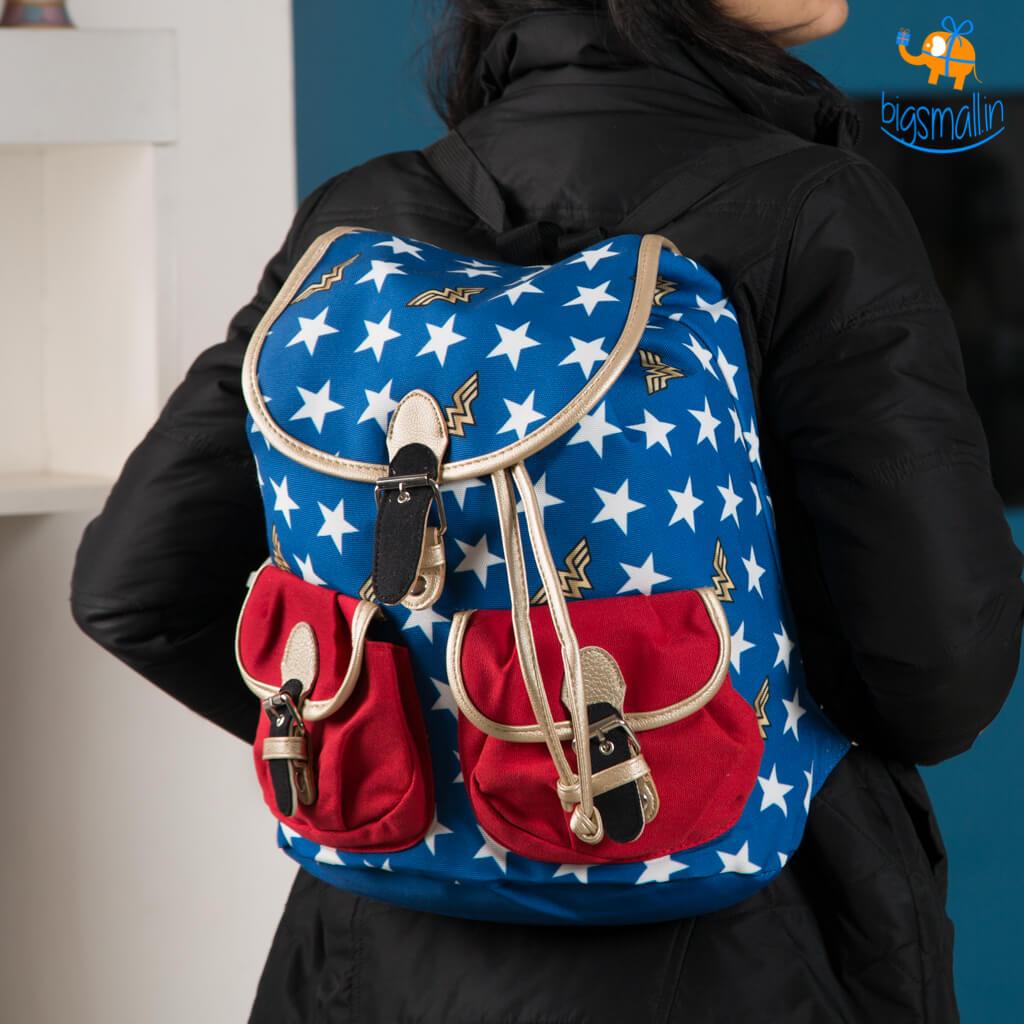 Official Wonder Woman Backpack - bigsmall.in