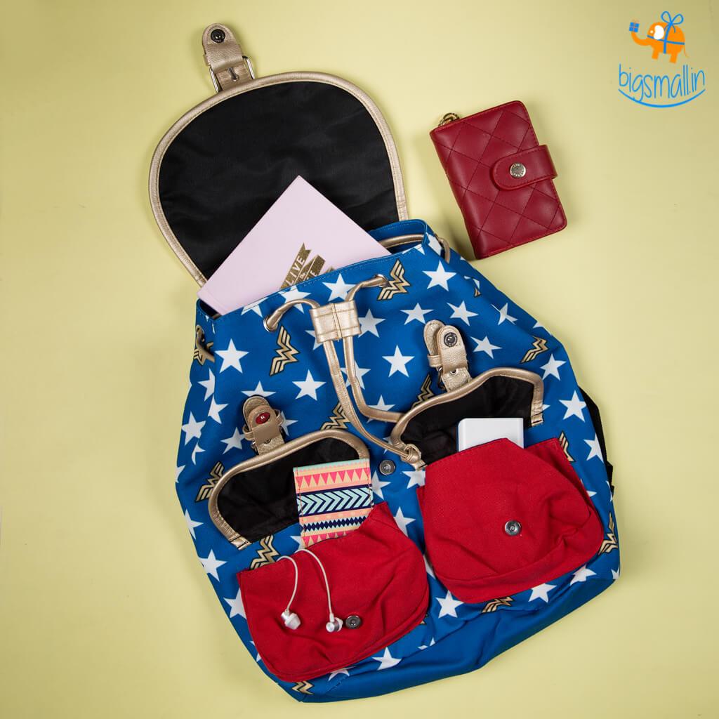 Official Wonder Woman Backpack - bigsmall.in