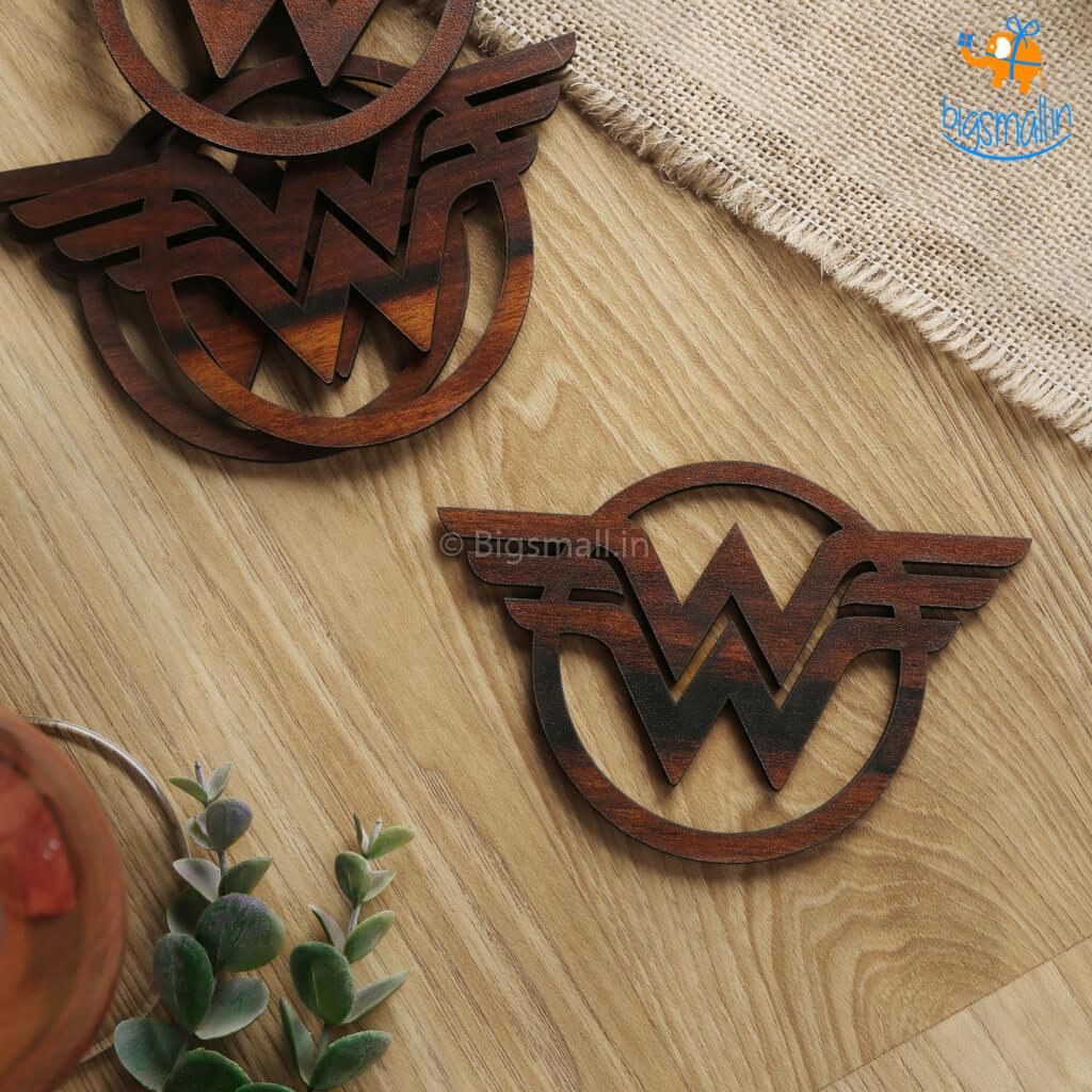 Wonder Woman Wooden Coasters - bigsmall.in