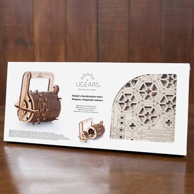 Ugears Combination Box/Lock Puzzle - bigsmall.in