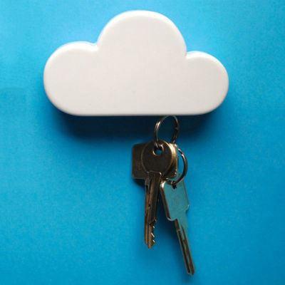 Cloud Magnetic Keychain Holder - bigsmall.in